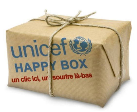 Aidez les enfants avec la Happy Box UNICEF