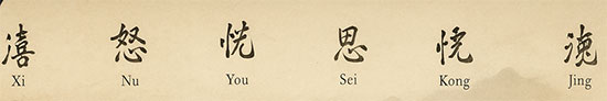 Les 7 émotions en médecine chinoise 