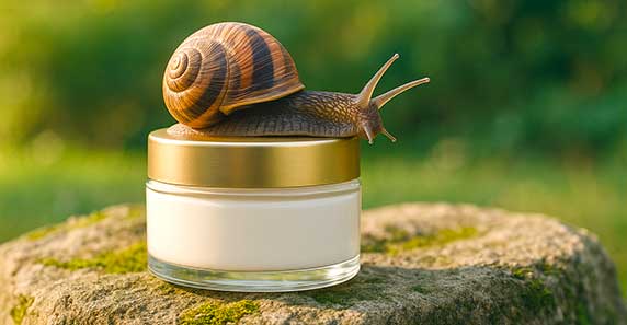 À l’aube, tandis que la rosée perle encore sur la terre, les escargots dessinent des arabesques argentées que l’on pourrait croire insignifiantes. Pourtant, cette trace subtile renferme une matière première d’exception : la mucine. Longtemps ignorée, elle est aujourd’hui célébrée pour sa capacité à métamorphoser l’épiderme sans jamais trahir la nature qui l’offre.