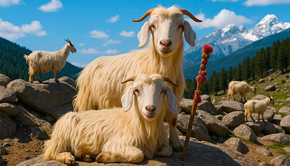 Né sur les hauts plateaux himalayens, le cachemire du Népal conjugue raffinement et conscience écologique. Cette laine rare, collectée dans le respect des chèvres pashminas et des rythmes pastoraux, séduit par sa douceur soyeuse, sa chaleur enveloppante et son impact limité sur l’environnement.