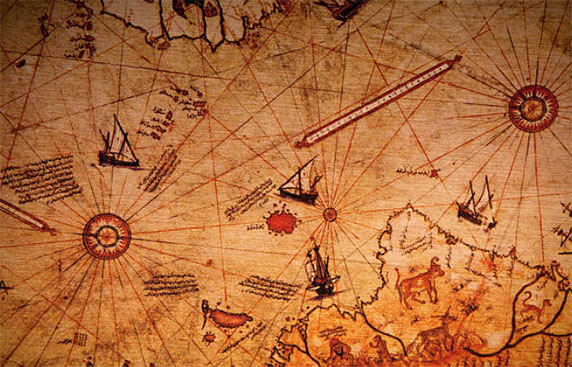 La carte de Piri Reis est une carte du monde datant de 1513, dessinée par l'amiral ottoman Piri Reis. Cette carte est célèbre pour sa précision étonnante, notamment pour la représentation de l'Amérique du Sud et de l'Antarctique, bien avant leur découverte officielle.