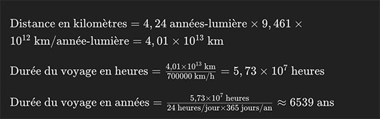 Calculs de distances