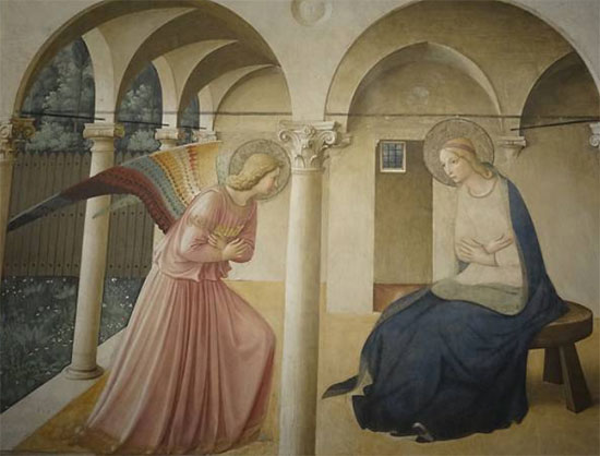 Fra Angelico (1395-1455), également connu sous le nom de Guido di Pietro, est un moine dominicain et artiste italien de la renaissance. Il est surtout célèbre pour ses peintures religieuses et ses fresques dans les églises et les couvents de Florence.