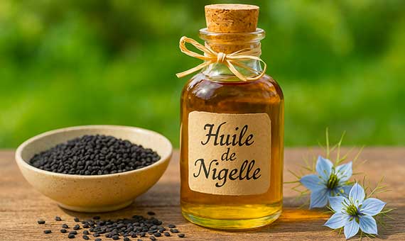 Depuis des millénaires, l’huile de nigelle suscite l’admiration tant pour la richesse de ses bienfaits que pour sa présence quasi sacrée dans de nombreuses traditions. Issue de la pression à froid des graines de Nigella sativa, également appelée cumin noir ou habba sawda, cette huile d’un noir profond se distingue par ses vertus exceptionnelles, célébrées tant en Égypte antique que dans la médecine ayurvédique et traditionnelle moyen-orientale. Aujourd’hui encore, elle retrouve toute sa place dans les routines santé et beauté des personnes en quête d’une approche naturelle. À travers cet article, nous décortiquons l’origine, la composition particulière et les multiples usages de cette essence précieuse, tout en soulignant l’importance de la qualité pour profiter pleinement de ses vertus.