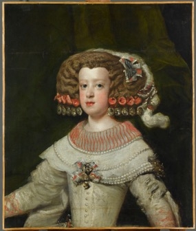 Portrait de l'Infante Marie-Thérèse, future reine de France (1638-1683) Velázquez Diego (1599-1660) Paris, musée du Louvre Photo © RMN-Grand Palais (musée du Louvre) / Michel Urtado