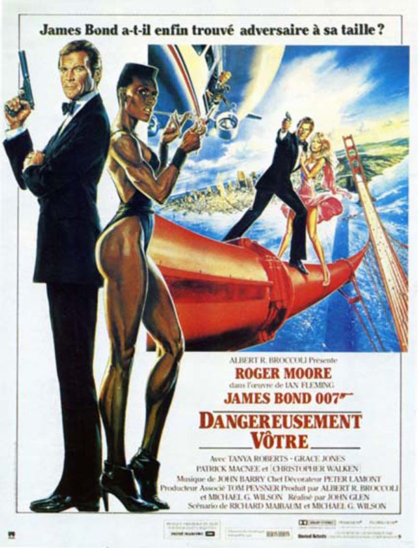 Ce dimanche 28 mai, France 2 rend hommage à Roger Moore et diffuse "Dangereusement vôtre" à 23h25. "Dangereusement vôtre", est un film de John Glen. Avec Roger Moore, Christopher Walken, Tanya Roberts et Grace Jones.
