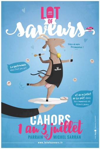Lot Of Saveurs -  Festival gastronomique du 1er au 3 juillet 2016 à Cahors (Lot)
