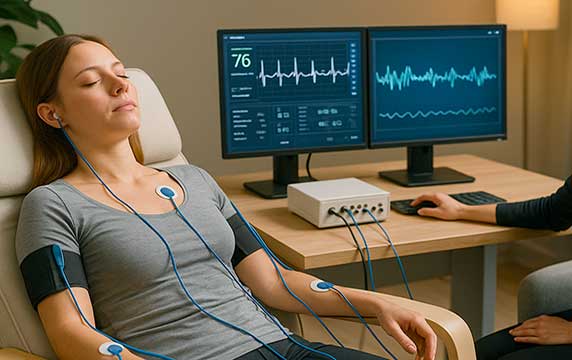 La biorésonance et le biofeedback sont deux approches complémentaires visant à harmoniser les processus physiologiques et émotionnels grâce à la captation et à la modulation des signaux biologiques. La biorésonance s’appuie sur l’idée que chaque cellule émet une fréquence spécifique, que des appareils sophistiqués peuvent détecter et rééquilibrer. Le biofeedback, quant à lui, utilise des capteurs pour mesurer en temps réel des paramètres tels que la fréquence cardiaque, la conductance de la peau ou la cohérence respiratoire, et offre un retour visuel ou sonore permettant à la personne d’apprendre à influencer consciemment son propre état.