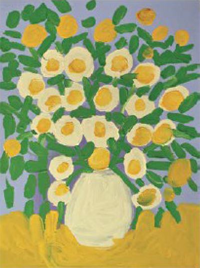 Bouquet "Mimar Sinan" - Acrylique sur toile 80X60 - 2011