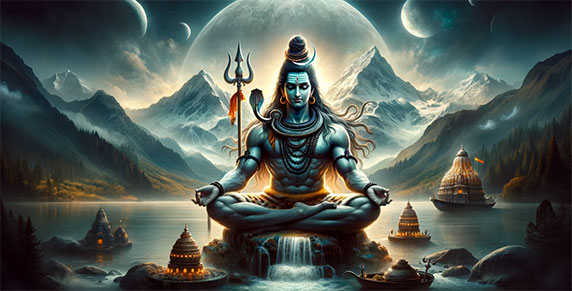 La Trimurti, au cœur de l'hindouisme, se compose de Brahmâ, Vishnu et Shiva, représentant les forces fondamentales de création, préservation et destruction qui régissent l'univers. Cette trinité illustre le cycle perpétuel de l'existence, soulignant les principes essentiels sur lesquels l'univers est structuré.